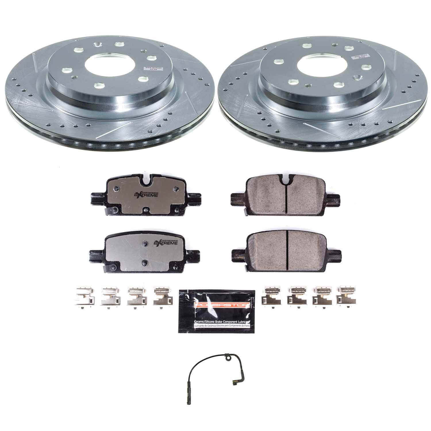 Power Stop K9210-36 Rear Z36 Truck And Tow Pad And Rotor Kit for 2023-2024 Chevrolet Colorado product image