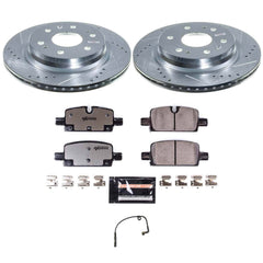 Power Stop K9210-36 Rear Z36 Truck And Tow Pad And Rotor Kit for 2023-2024 Chevrolet Colorado product image