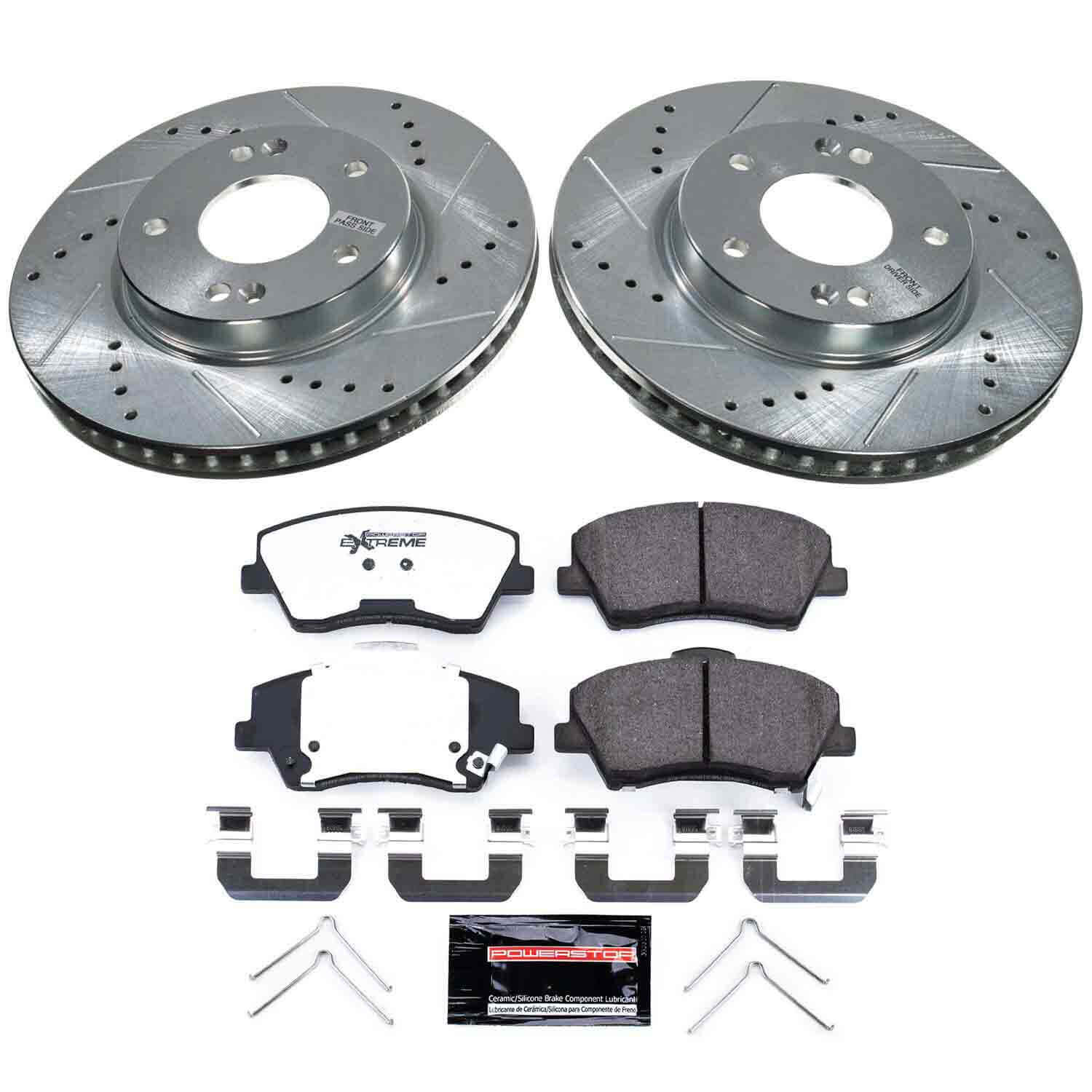 Power Stop K9239-36 Front Z36 Truck And Tow Pad And Rotor Kit for 2023-2024 Kia Niro product image