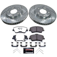 Power Stop K9239-36 Front Z36 Truck And Tow Pad And Rotor Kit for 2023-2024 Kia Niro product image