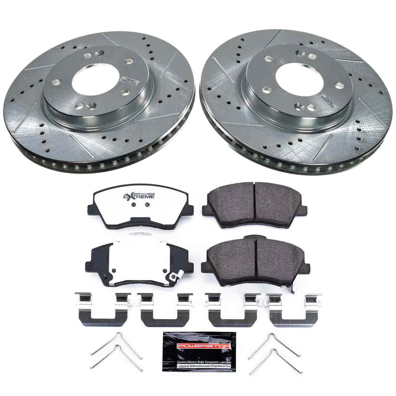 Power Stop K9239-36 Front Z36 Truck And Tow Pad And Rotor Kit for 2023-2024 Kia Niro product image