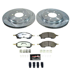 Power Stop K9243-36 Rear Z36 Truck And Tow Pad And Rotor Kit for 2022-2024 Ford Bronco Raptor product image