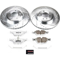 Power Stop K928-26 Z26 Extreme Street Warrior 1-Click Brake Kit (Front) for 2006-2008 BMW Z4 Coupe 3.0SI Roadster product image