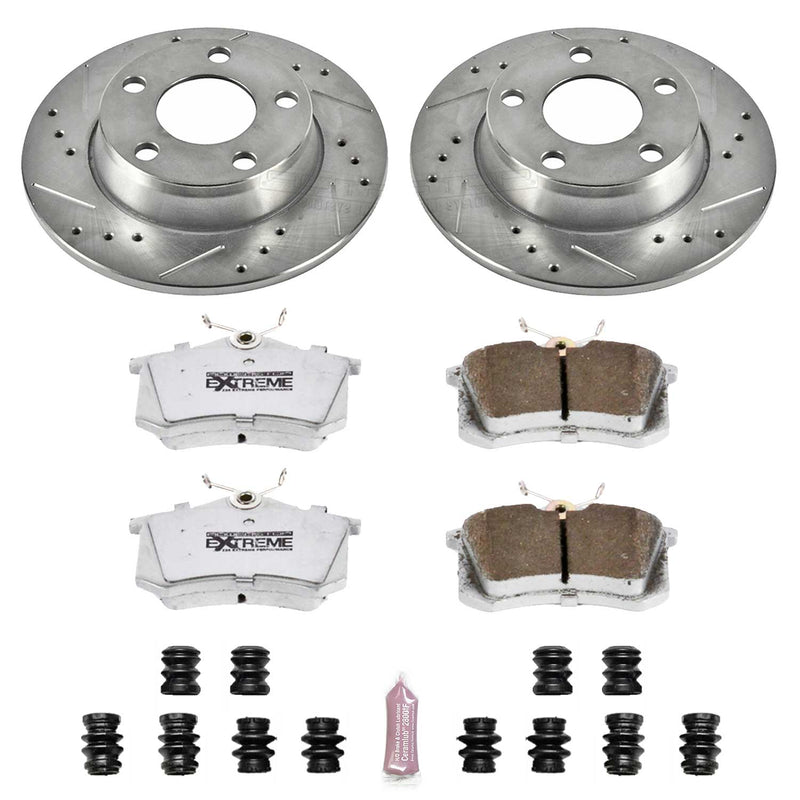 Power Stop K940-26 Z26 Extreme Street Warrior 1-Click Brake Kit (Rear) for 2001-2005 Audi Allroad product image