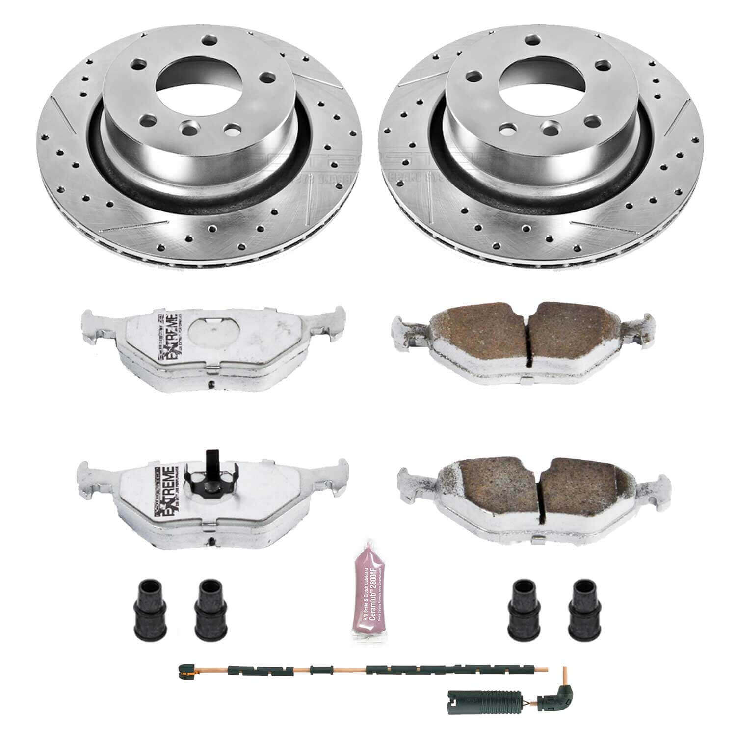 Power Stop K962-26 Z26 Extreme Street Warrior 1-Click Brake Kit (Rear) for 2003-2008 BMW Z4 3.0I product image