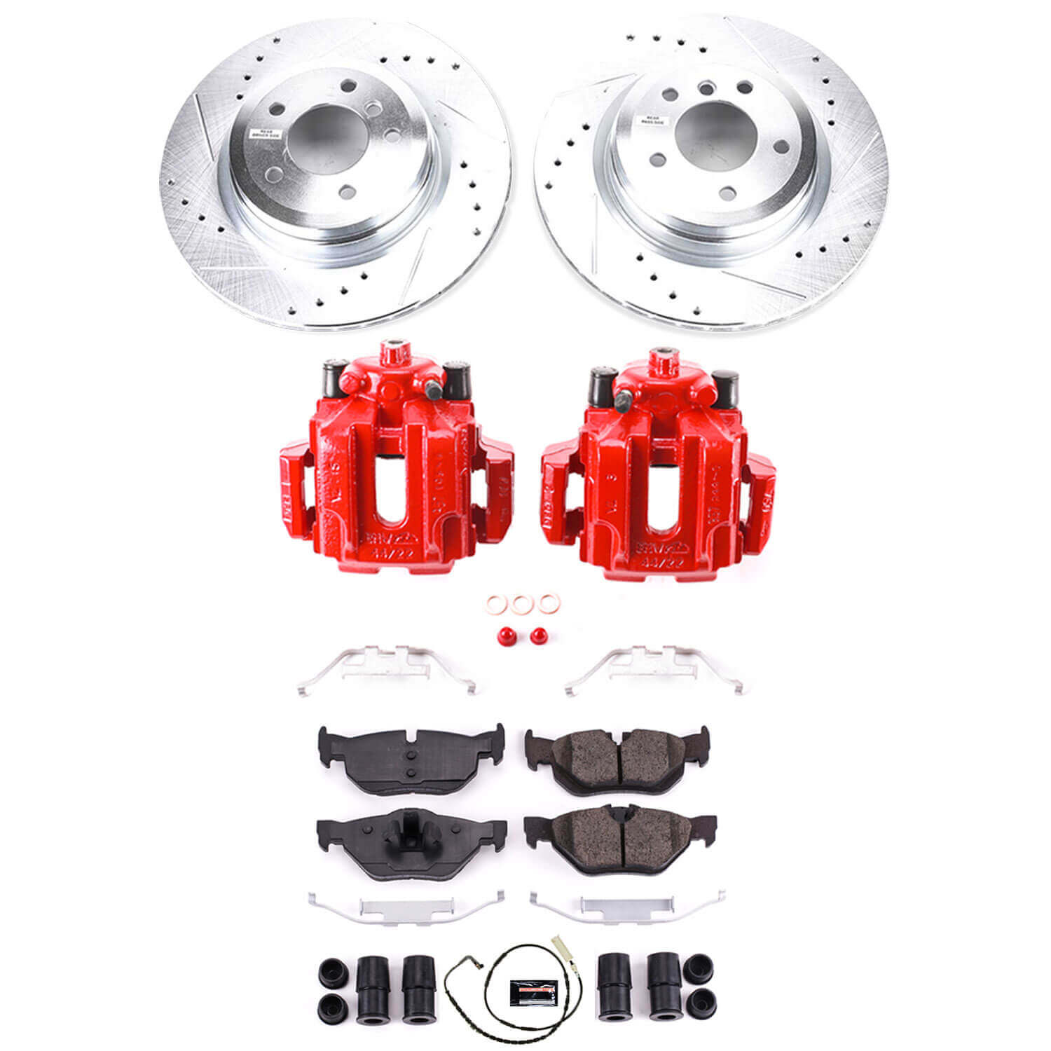 Power Stop KC044 Z23 Evolution Sport Rear Brake Kit for 2006-2010 BMW 325I product image