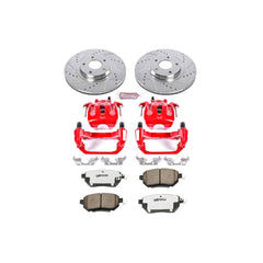 Power Stop KC091A-26 Z26 Extreme Street Warrior 1-Click Brake Kit With Calipers (Front) for 2003-2011 Nissan Murano product image