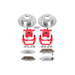 Power Stop KC098-26 Z26 Extreme Street Warrior 1-Click Brake Kit With Calipers (Rear) for 2002-2006 Nissan Altima product image