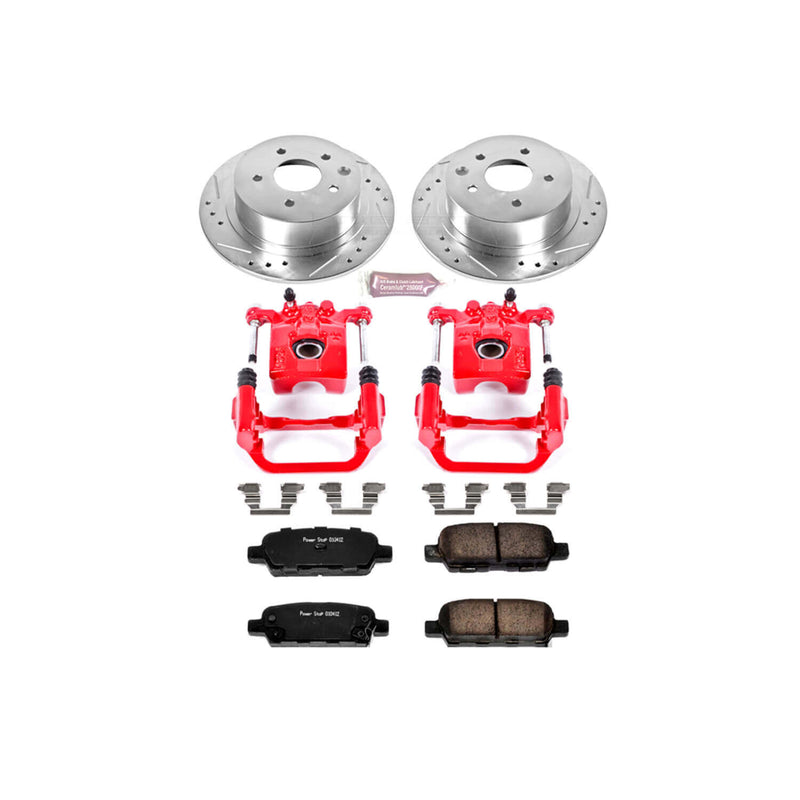 Power Stop KC098 Z23 Evolution Sport Performance 1-Click Brake Kit With Calipers (Rear) for 2002-2006 Nissan Altima product image