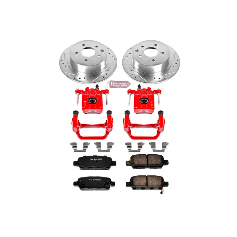 Power Stop KC098A Z23 Evolution Sport Performance 1-Click Brake Kit With Calipers (Rear) for 2007-2012 Nissan Altima product image