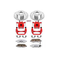 Power Stop KC103-26 Z26 Extreme Street Warrior 1-Click Brake Kit With Calipers (Rear) for 2003-2005 INFINITI G35 product image