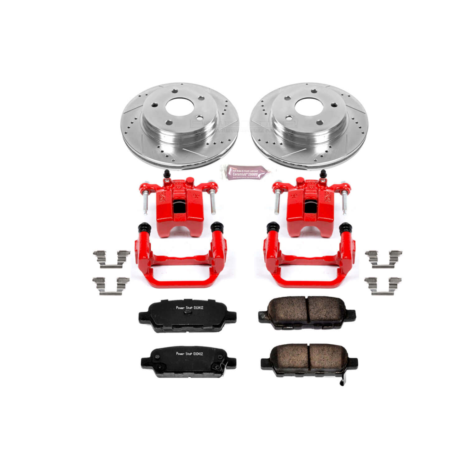 Power Stop KC103 Z23 Evolution Sport Performance 1-Click Brake Kit With Calipers (Rear) for 2003-2005 INFINITI G35 product image
