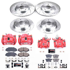 Power Stop KC1042 Z23 Evolution Sport Front And Rear Brake Kit for 1998-2002 Honda Accord Coupe (2 Door) product image