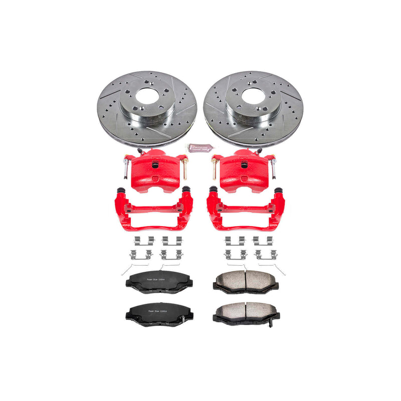 Power Stop KC1043A-36 Z36 Extreme Performance Truck And Tow 1-Click Brake Kit With Calipers (Front) for 2003-2021 Acura Ilx product image