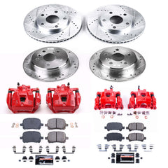 Power Stop KC1060 Z23 Evolution Sport Performance Pad And Rotor Kit With Calipers for 2000-2001 Toyota Camry product image