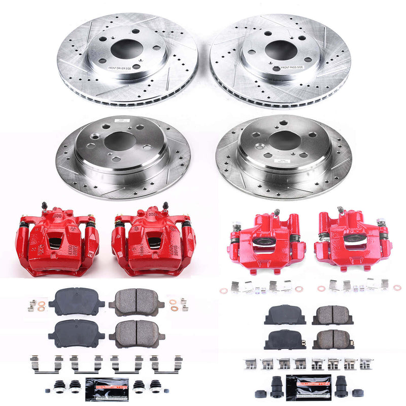 Power Stop KC1061 Z23 Evolution Sport Front And Rear Brake Kit for 2000-2001 Lexus ES300 product image