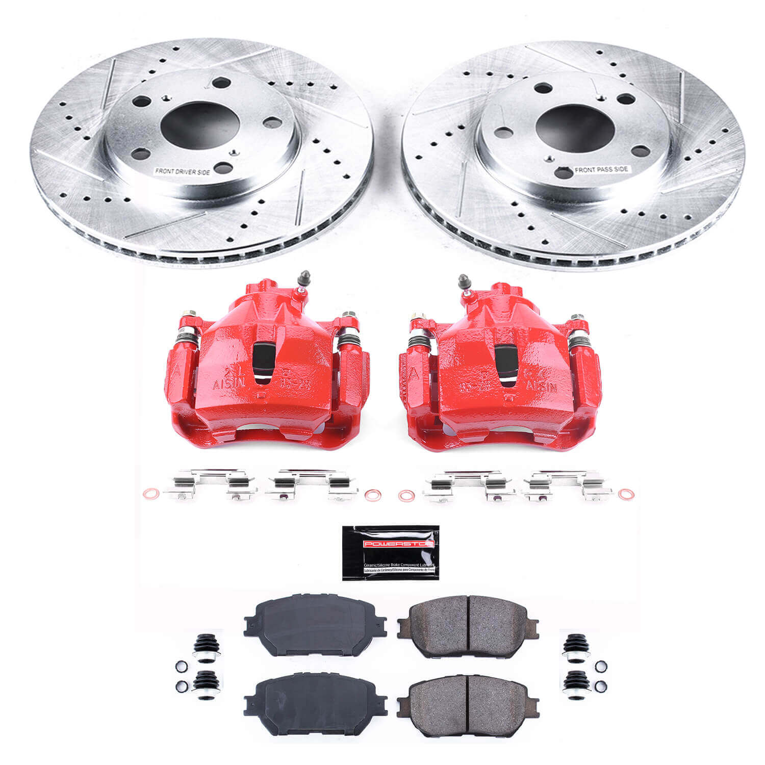 Power Stop KC1064 Z23 Evolution Sport Front Brake Kit for 2002-2006 Toyota Camry product image