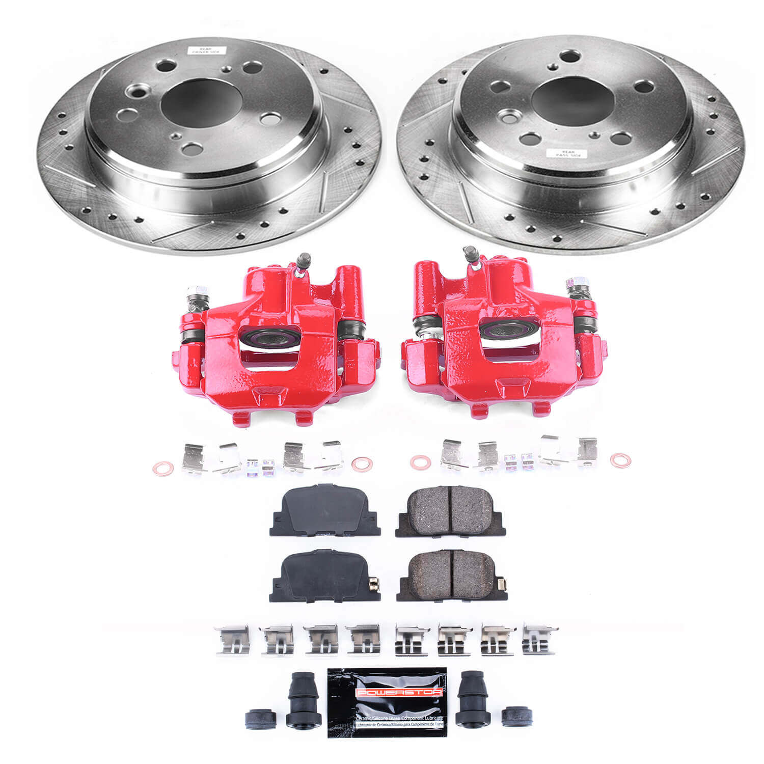 Power Stop KC1084 Z23 Evolution Sport Rear Brake Kit for 2000-2001 Lexus ES300 product image
