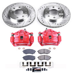 Power Stop KC1087B Z23 Evolution Sport Front Brake Kit for 1999-2001 Hyundai Sonata product image