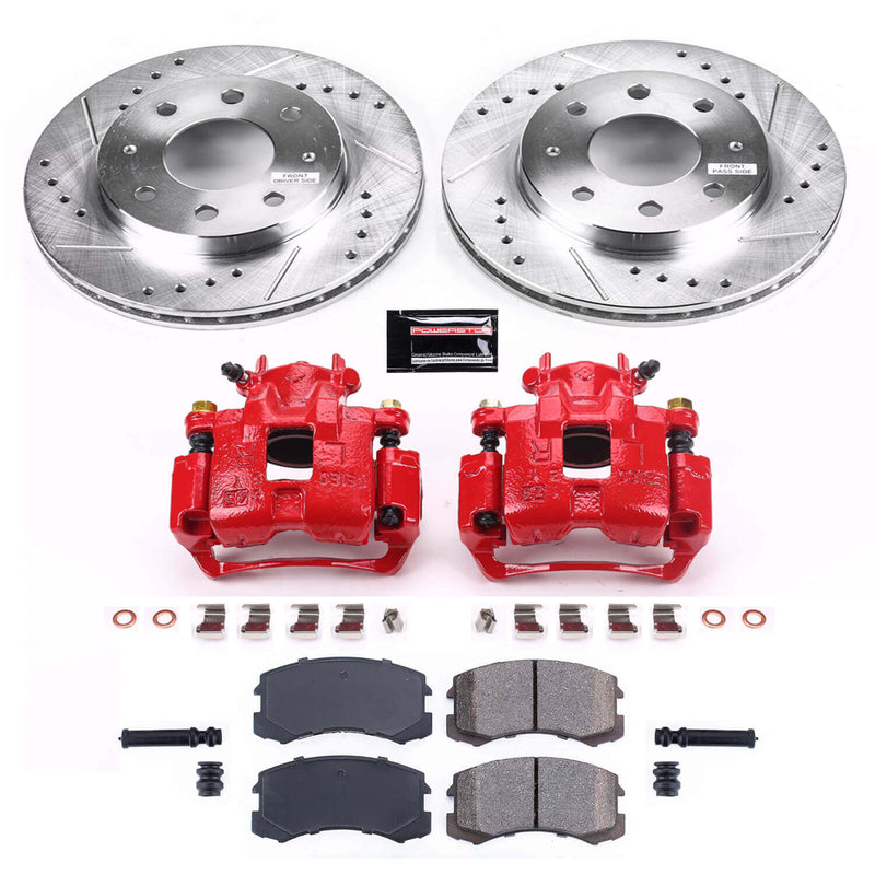 Power Stop KC1092 Z23 Evolution Sport Front Brake Kit for 2002-2007 Mitsubishi Lancer product image