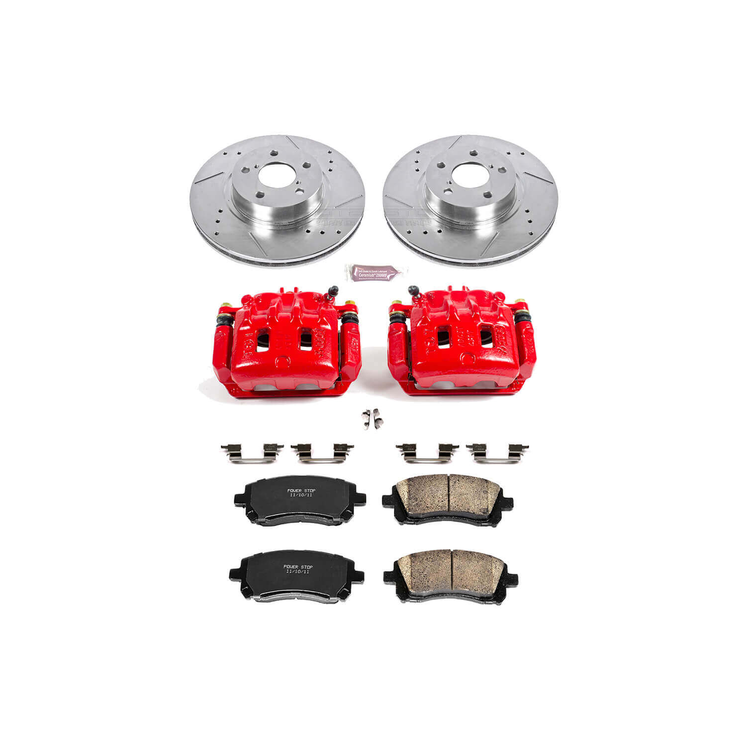 Power Stop KC1120 Z23 Evolution Sport Performance 1-Click Brake Kit With Calipers (Front) for 1997-2002 Subaru Forester product image