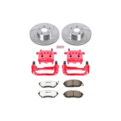 Power Stop KC1124-26 - Z26 Extreme Street Warrior 1-Click Brake Kit With Calipers (Front) vehicle fitment brake part
