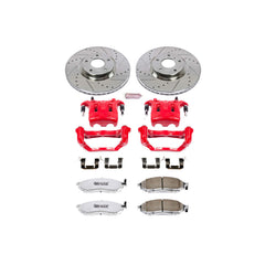 Power Stop KC112B-26 Z26 Extreme Street Warrior 1-Click Brake Kit With Calipers (Front) for 2006-2019 INFINITI EX35 product image