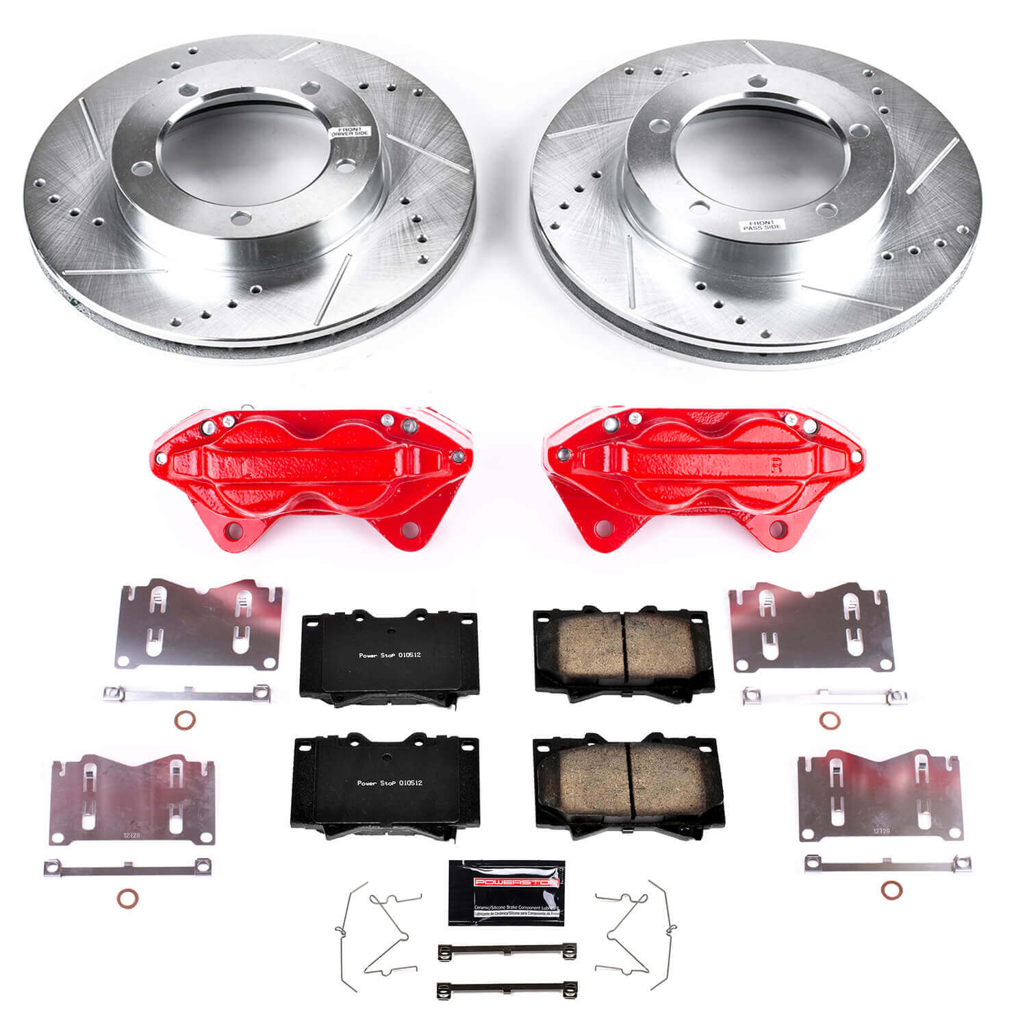 Power Stop KC1132 Z23 Evolution Sport Performance Pad And Rotor Kit With Calipers for 1998-2002 Lexus LX470 product image