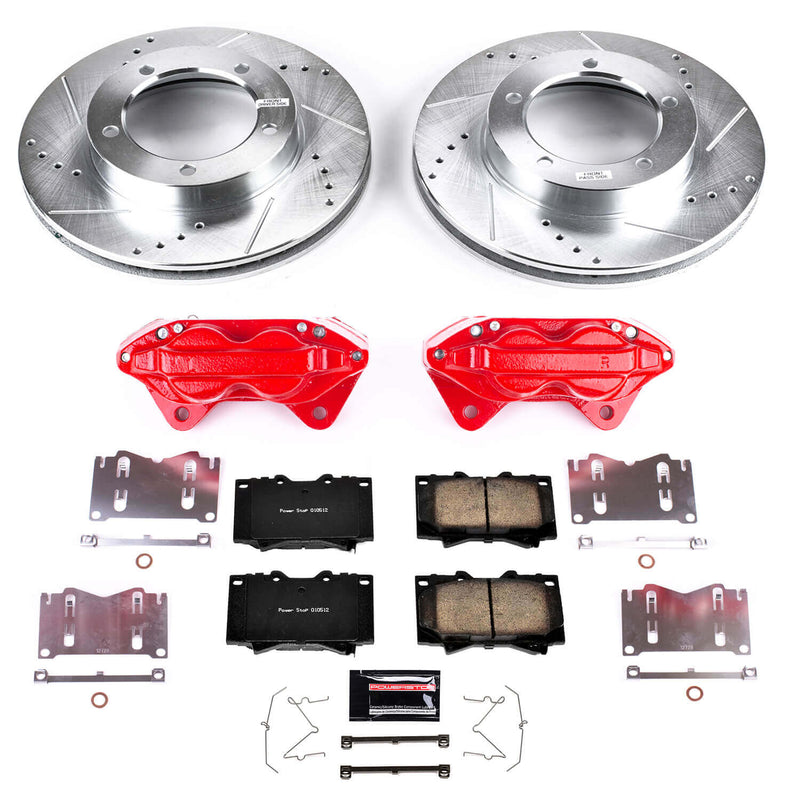 Power Stop KC1132 Z23 Evolution Sport Performance Pad And Rotor Kit With Calipers for 1998-2002 Lexus LX470 product image