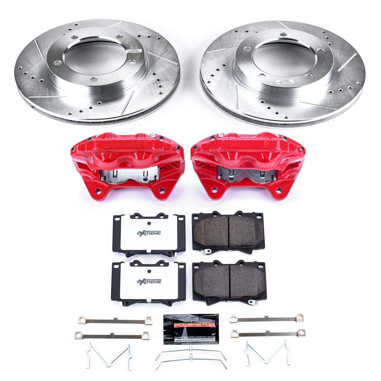 Power Stop KC1132A-36 Z36 Extreme Performance Truck And Tow 1-Click Pad And Rotor Kit With Calipers for 2003-2007 Lexus LX470 product image