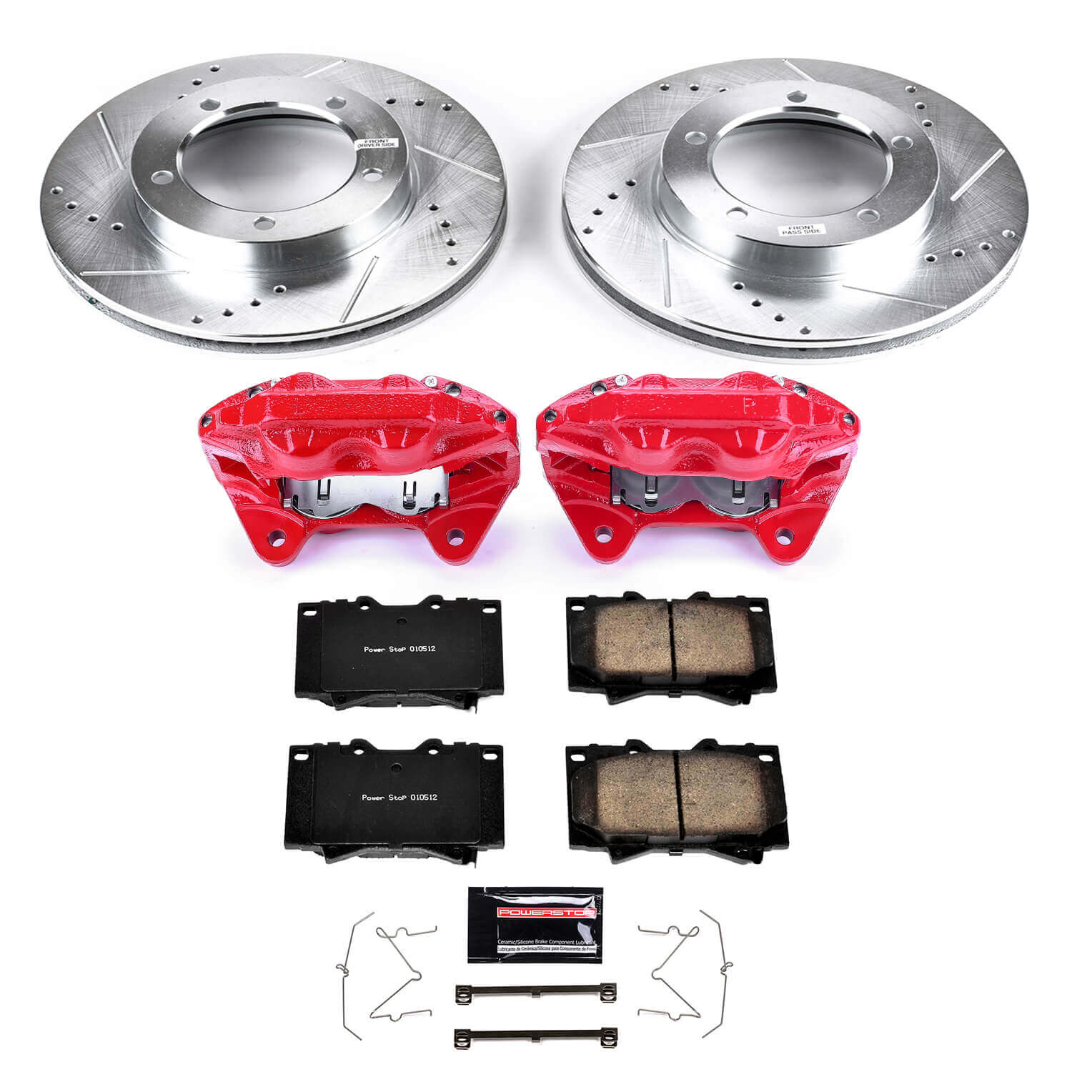 Power Stop KC1132A Z23 Evolution Sport Performance Pad And Rotor Kit With Calipers for 2003-2007 Lexus LX470 product image