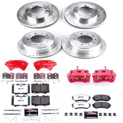 Power Stop KC1133-36 Z36 Extreme Performance Truck And Tow 1-Click Pad And Rotor Kit With Calipers for 1998-2002 Lexus LX470 product image