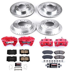 Power Stop KC1133A Z23 Evolution Sport Performance Pad And Rotor Kit With Calipers for 2003-2007 Lexus LX470 product image