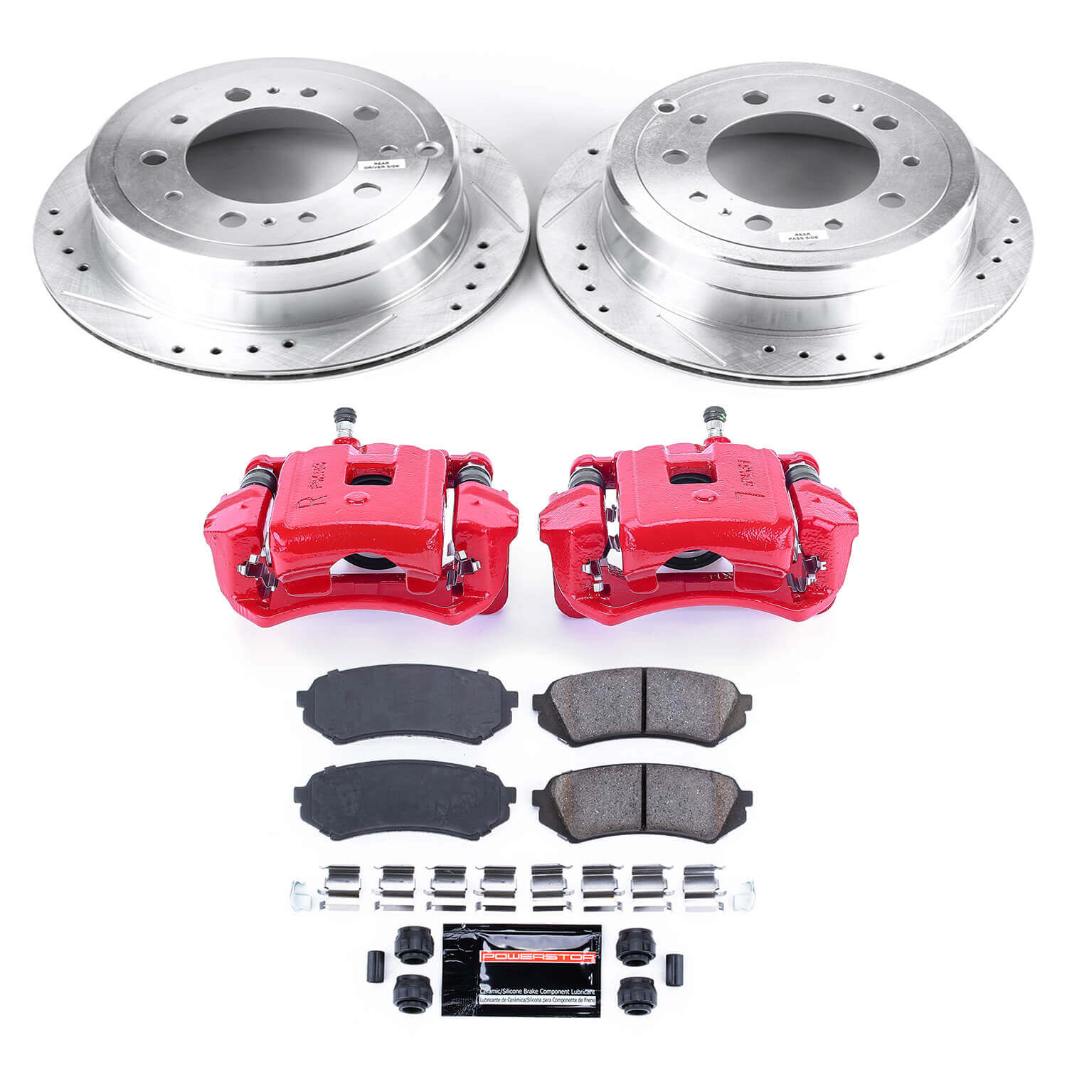 Power Stop KC1134 Z23 Evolution Sport Rear Brake Kit for 1998-2007 Lexus LX470 product image