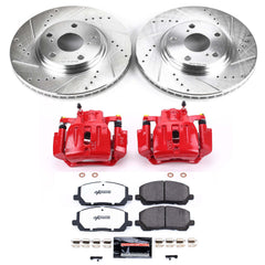 Power Stop KC1137-36 Z36 Extreme Performance Truck And Tow 1-Click Front Brake Kit With Calipers for 2001-2007 Toyota Highlander product image