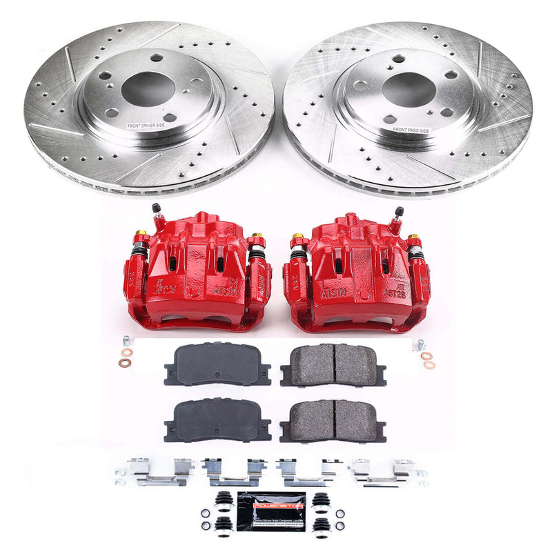 Power Stop KC1141 Z23 Evolution Sport Front Brake Kit for 2002-2003 Lexus ES300 product image