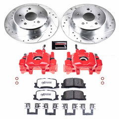 Power Stop KC1148A-36 Z36 Extreme Performance Truck And Tow 1-Click Pad And Rotor Kit With Calipers for 2001-2003 Toyota Highlander All Wheel Drive product image