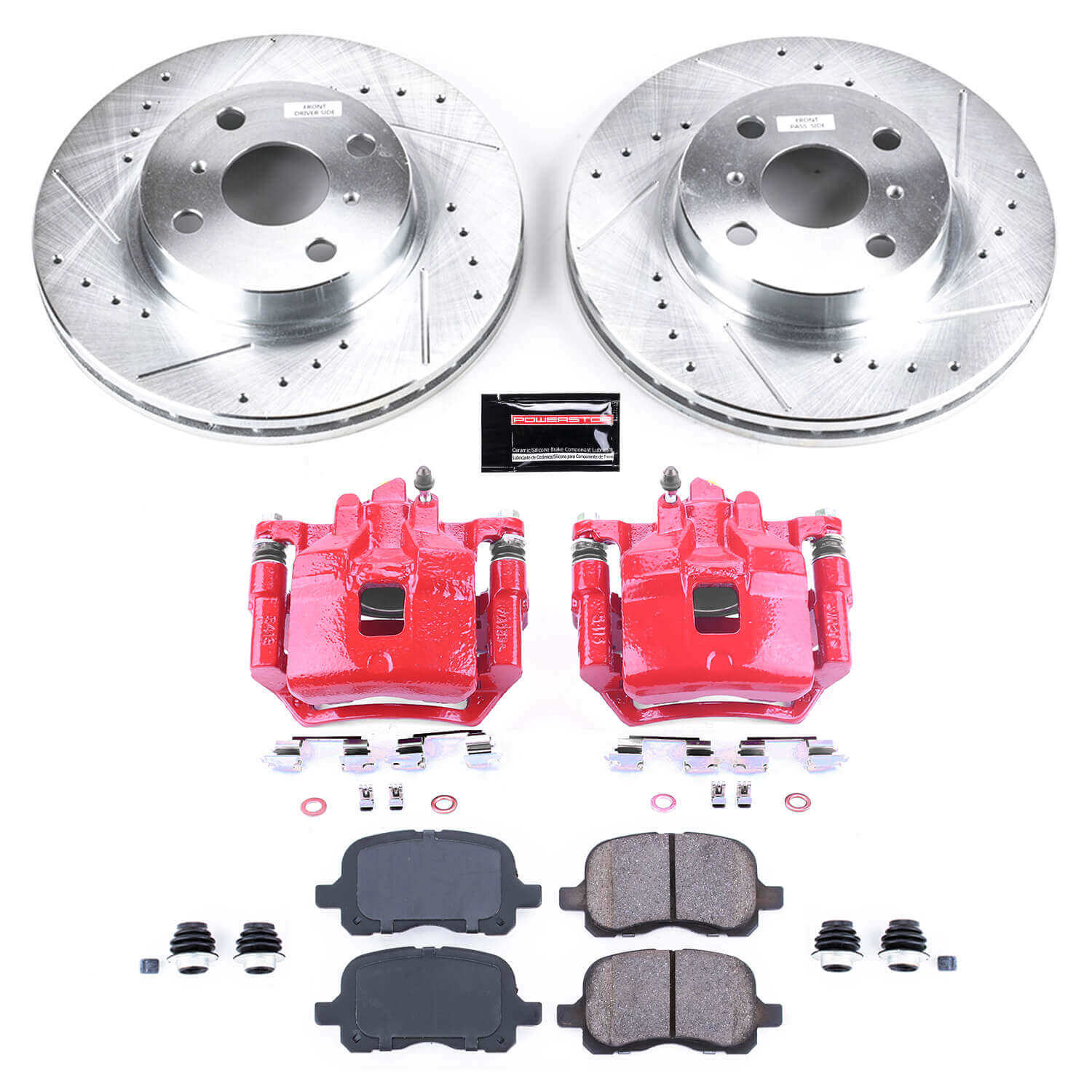 Power Stop KC1152 Z23 Evolution Sport Front Brake Kit for 1998-2002 Chevrolet Prizm product image