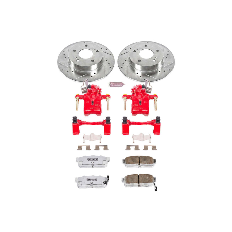 Power Stop KC1168-26 Z26 Extreme Street Warrior 1-Click Brake Kit With Calipers (Rear) for 1995-2001 INFINITI I30 product image