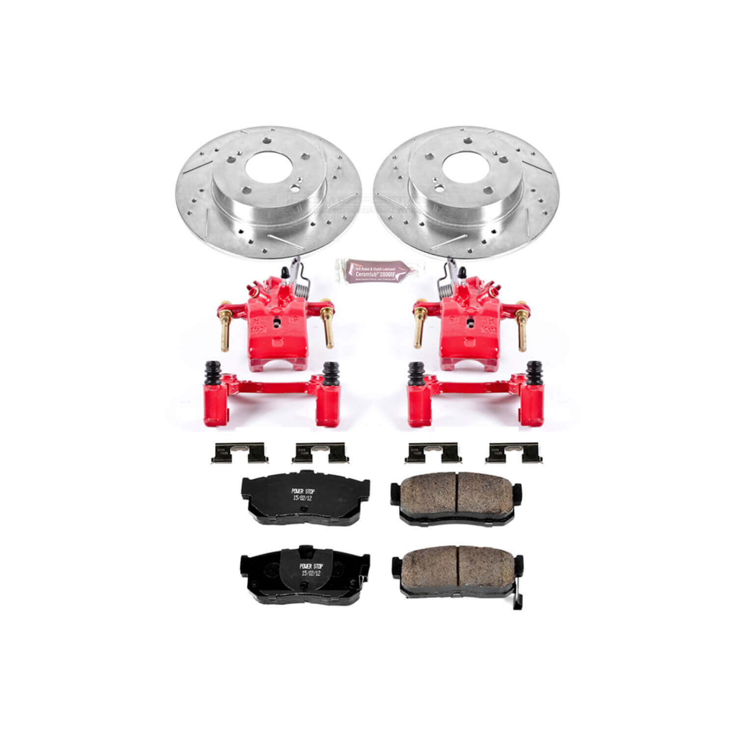 Power Stop KC1168 Z23 Evolution Sport Performance 1-Click Brake Kit With Calipers (Rear) for 1995-2001 INFINITI I30 product image
