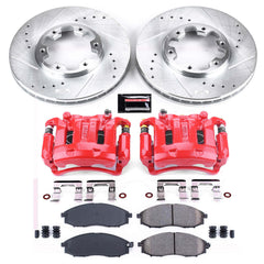 Power Stop KC1176 Z23 Evolution Sport Front Brake Kit for 2003-2004 Nissan Frontier 4 Wheel Drive, Rear Wheel Drive product image