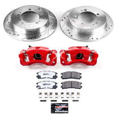 Power Stop KC1203-26 Z26 Extreme Street Warrior 1-Click Brake Kit With Calipers (Rear) for 1994-2005 Chrysler Sebring product image