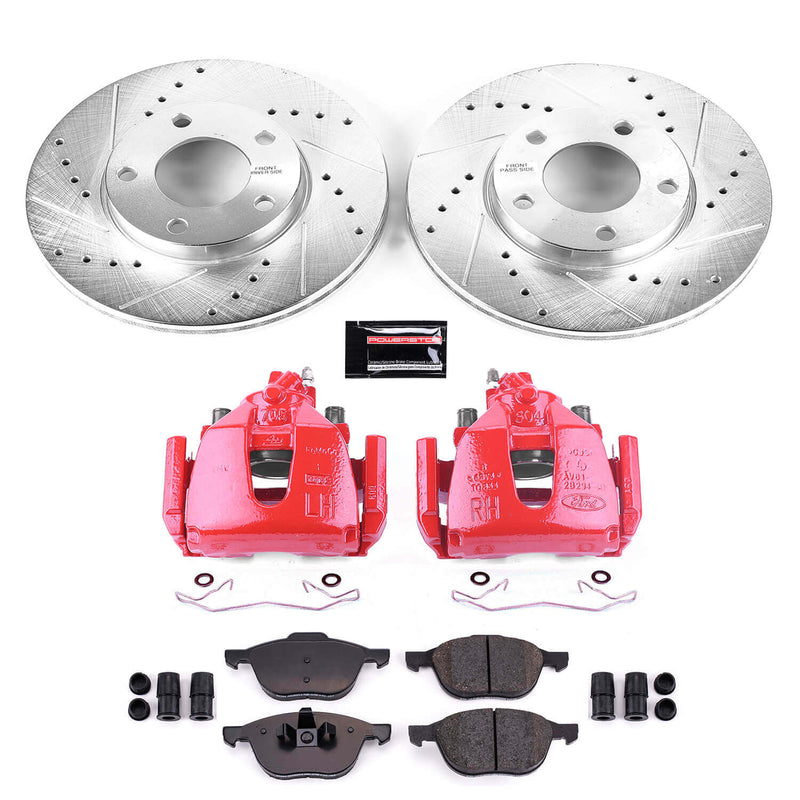 Power Stop KC120A Z23 Evolution Sport Front Brake Kit for 2008-2013 Mazda 3 I product image