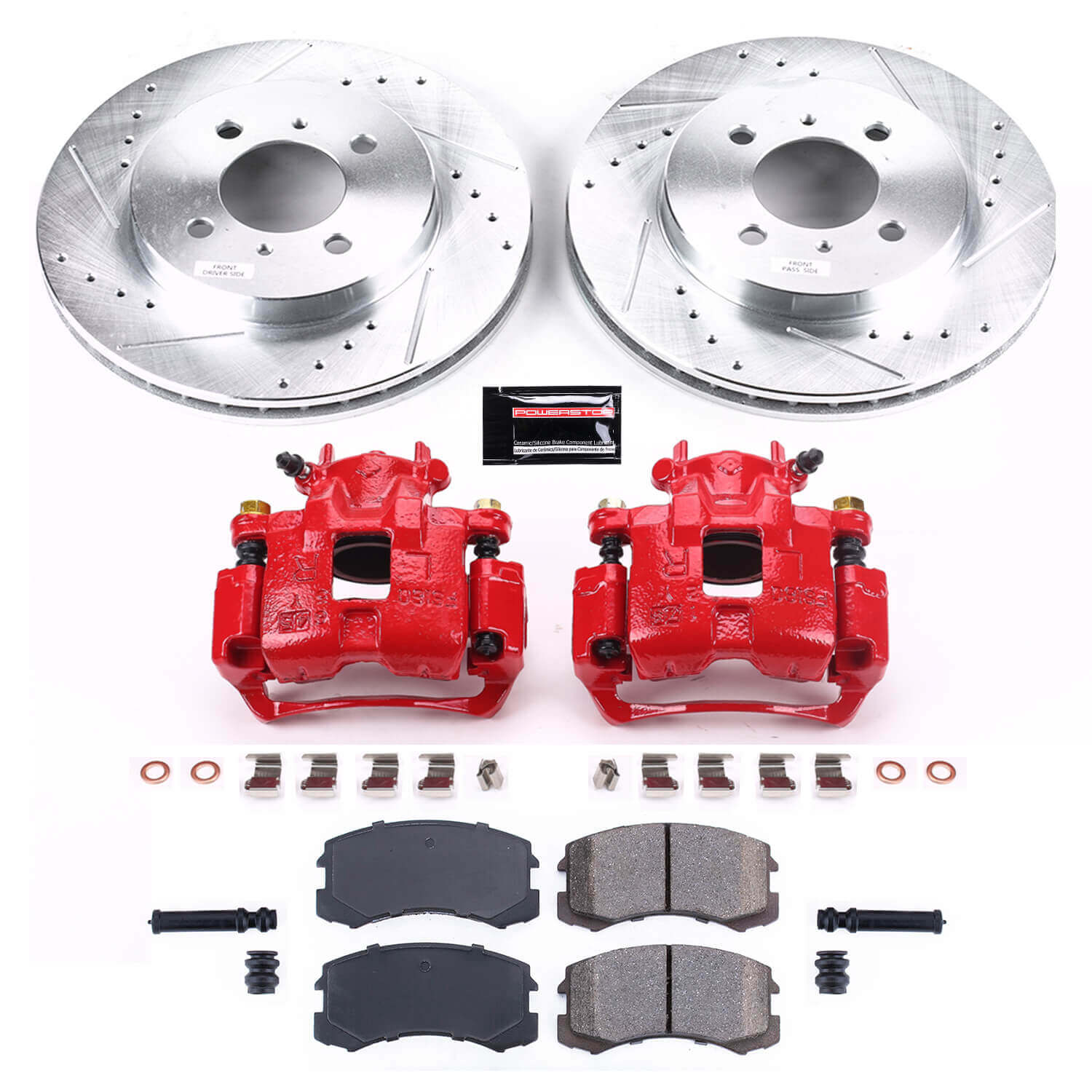 Power Stop KC1215 Z23 Evolution Sport Front Brake Kit for 2002-2006 Mitsubishi Lancer product image