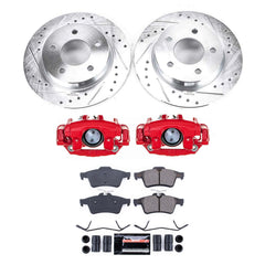 Power Stop KC123 Rear Z23 Evolution Sport Performance 1-Click Pad And Rotor Kit With Calipers for 2006 Mazda 3 product image