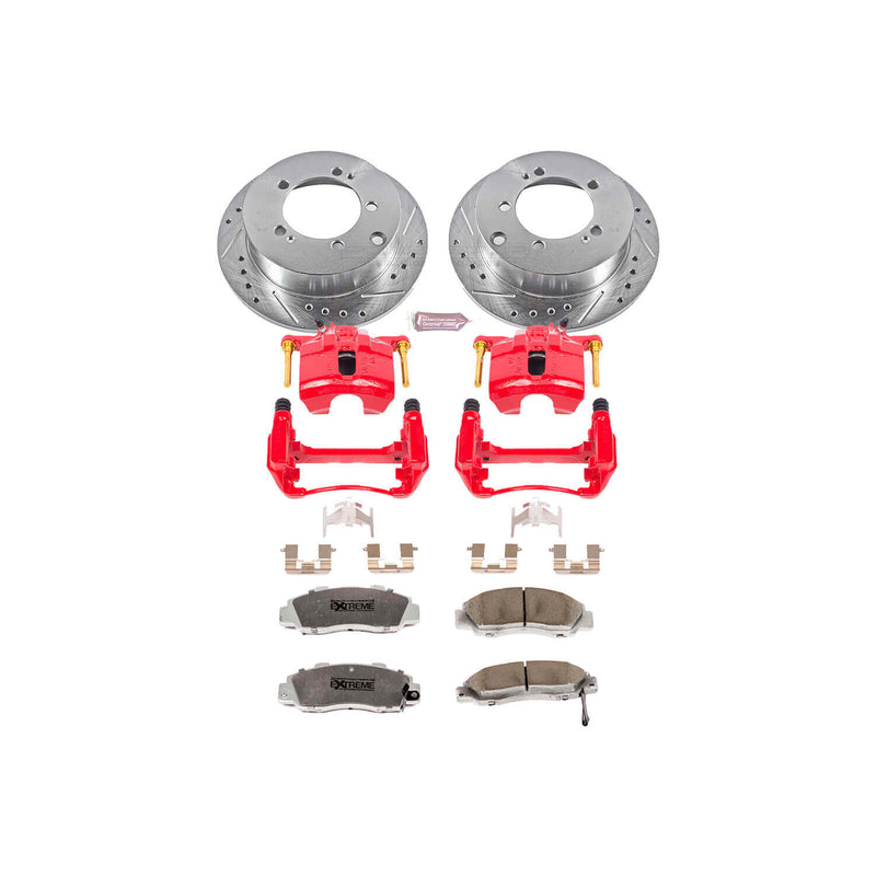 Power Stop KC1237-26 Z26 Extreme Street Warrior 1-Click Brake Kit With Calipers (Front) for 1998-1999 Acura Cl product image