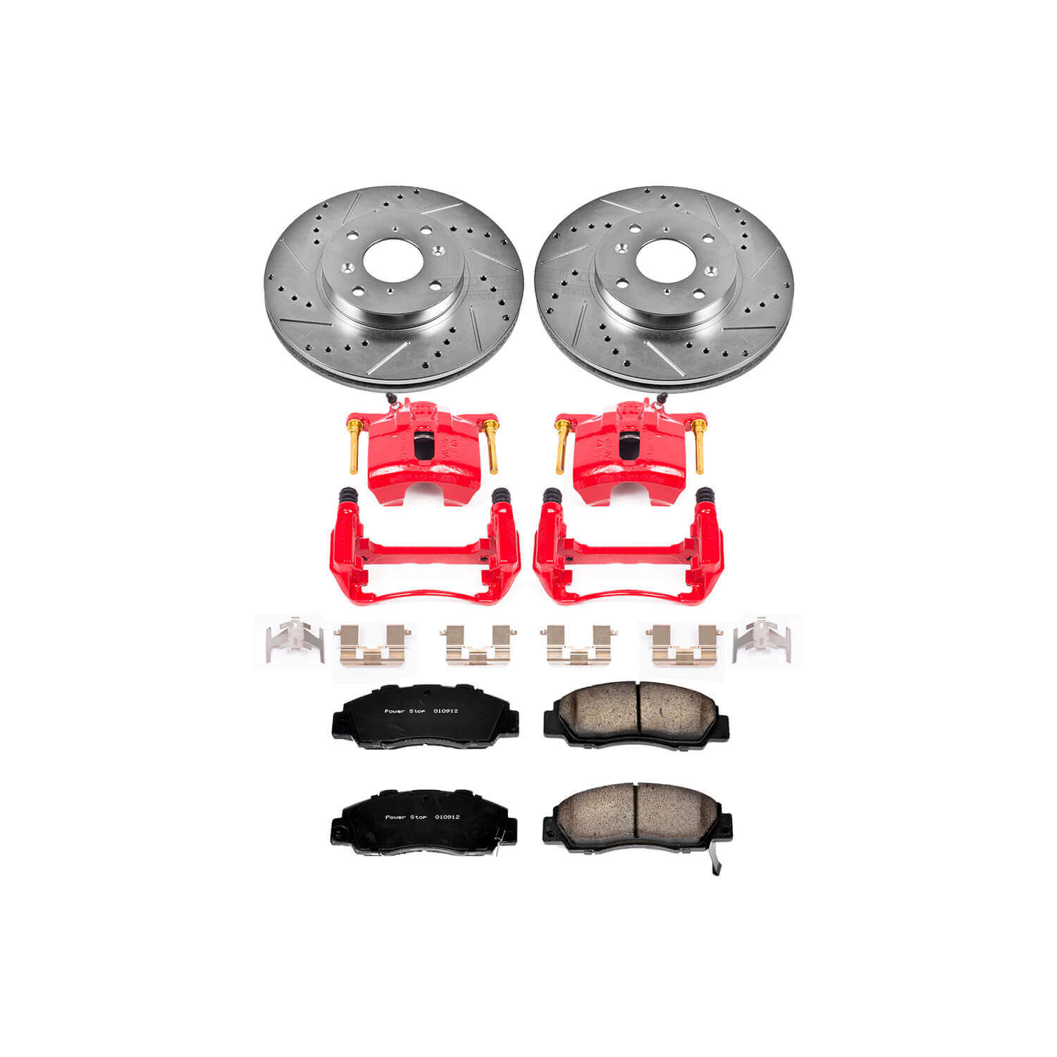 Power Stop KC1237 Z23 Evolution Sport Performance 1-Click Brake Kit With Calipers (Front) for 1998-1999 Acura Cl product image