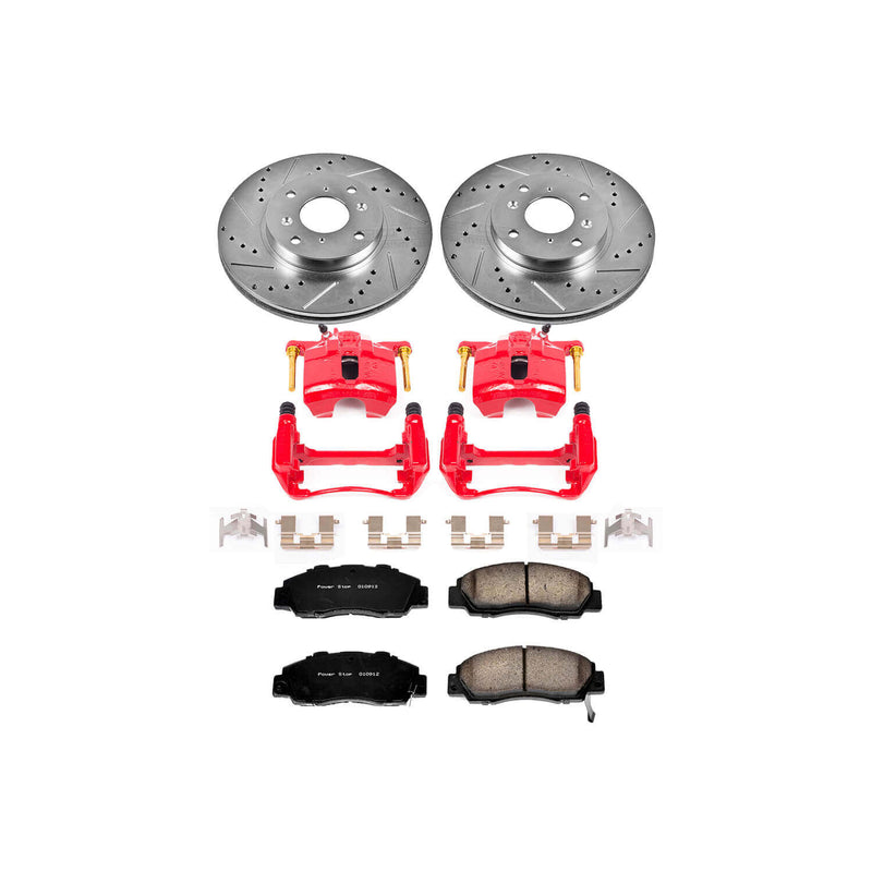 Power Stop KC1237 Z23 Evolution Sport Performance 1-Click Brake Kit With Calipers (Front) for 1998-1999 Acura Cl product image