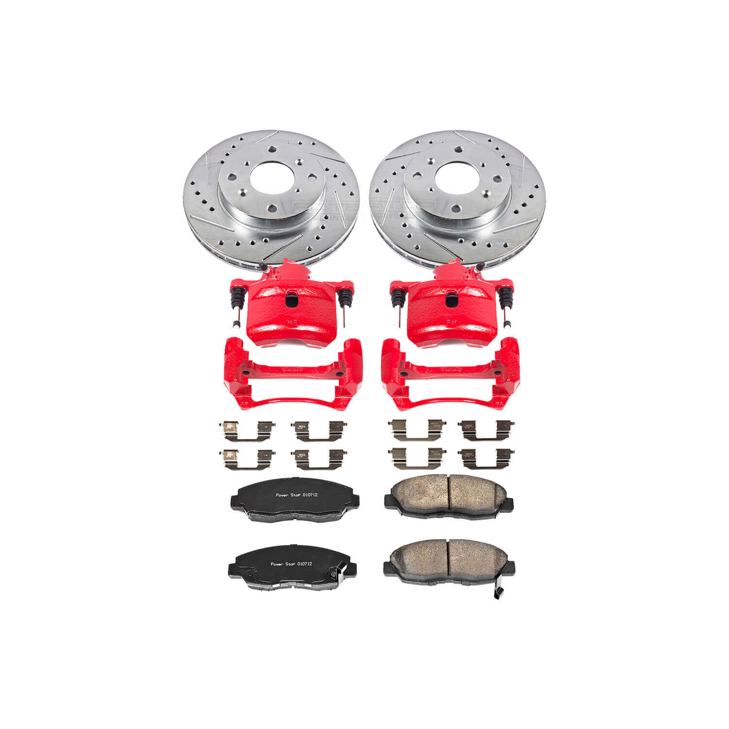 Power Stop KC1239A Z23 Evolution Sport Performance 1-Click Brake Kit With Calipers (Front) for 1998-2002 Honda Accord product image
