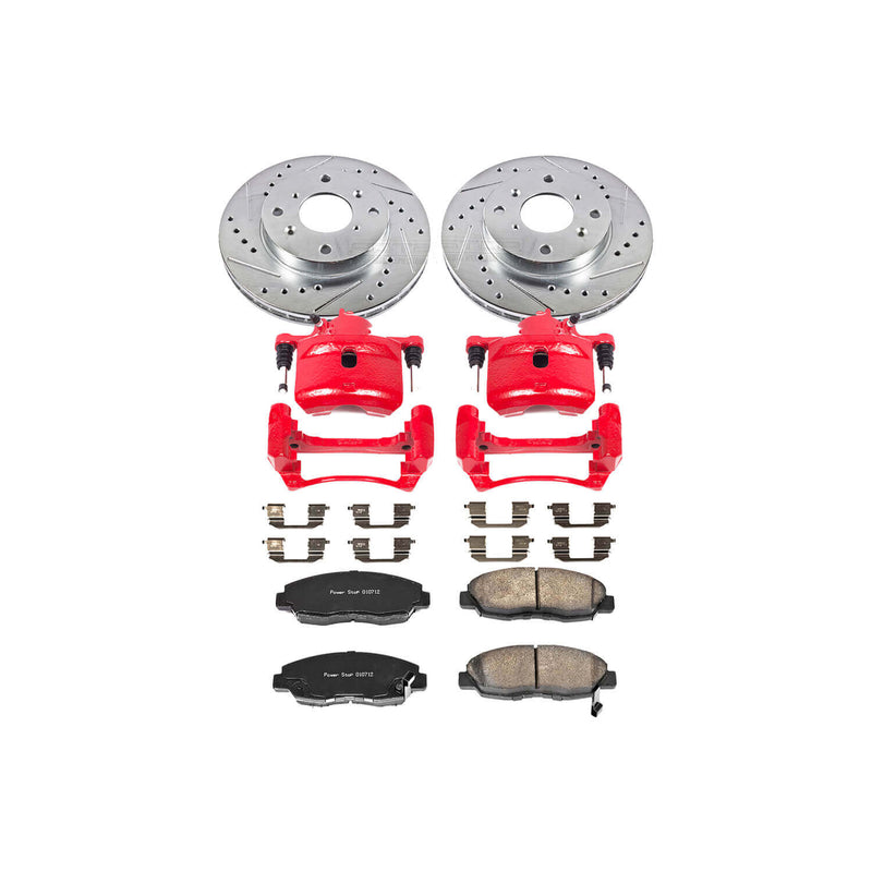 Power Stop KC1239A Z23 Evolution Sport Performance 1-Click Brake Kit With Calipers (Front) for 1998-2002 Honda Accord product image